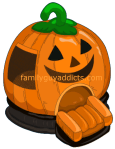 Jack-O-Lantern Moon Bounce