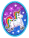 Rainbow Unicorn Sticker