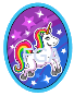 Rainbow Unicorn Sticker
