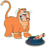 Slasher Cat Enjoy Fanciest Feast