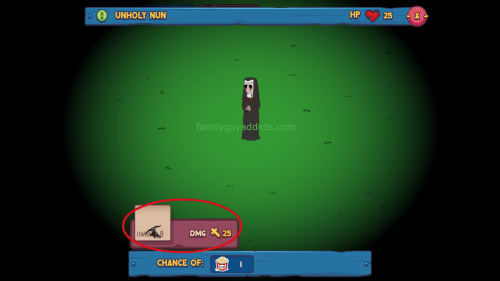 Unholy Nun Launch Screen OWNED & Damage