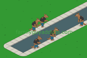 Werewolf on Road Patch