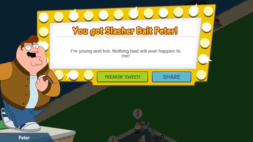 You Got Slasher Bait Peter