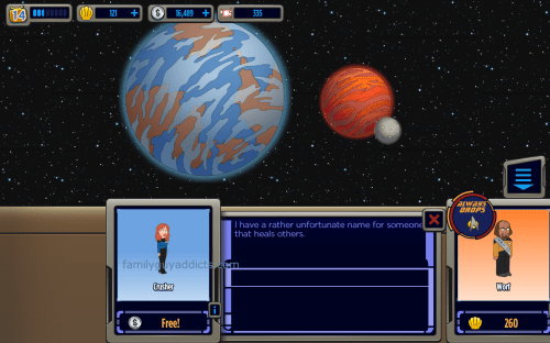 Beverly Crusher Enterprise Menu