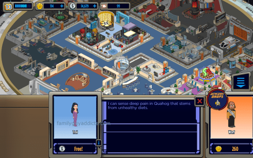 Deanna Troi Enterprise Menu