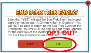 Star Trek Opt Out