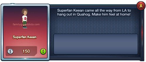 Superfan Keean Menu