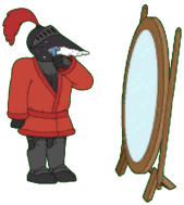 Black Knight Have a Close Shave