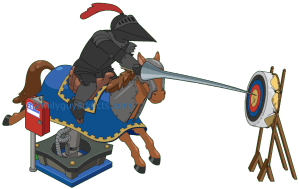 Black Knight Joust It Out