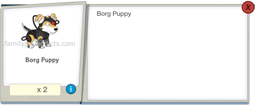 Borg Puppy Inventory