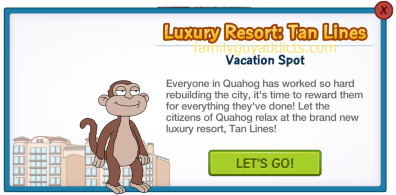 Luxury Resort Tan Lines Unlock Screen
