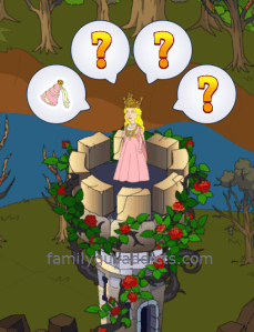 Princess Buttercup on Tower