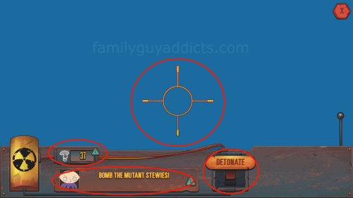 Mutant Stewie Target Screen 2