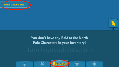 Filter Raid to the North Pole Characters
