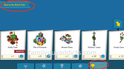 Filter Raid to the North Pole Decorations