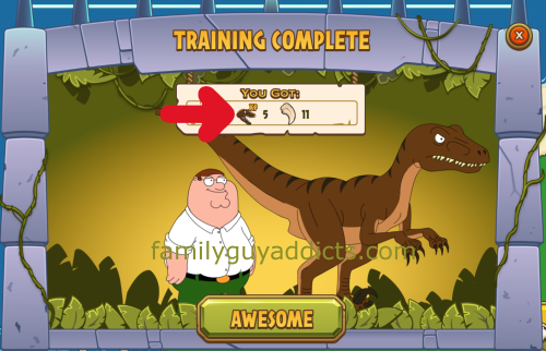Raptor Training Payout