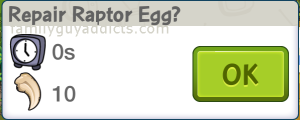 Repair Raptor Egg
