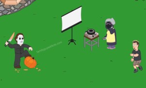 Carl started think accepting Death's moms offer of adinner and movie date was a mistake.