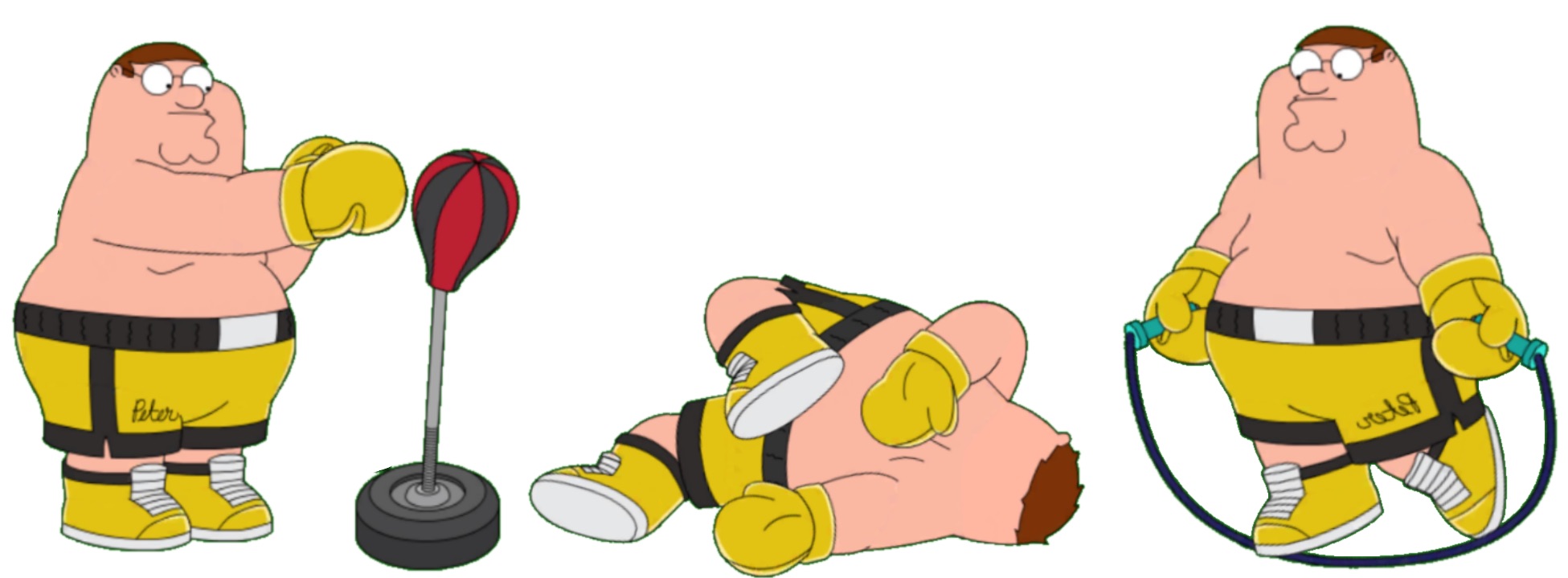 Rocky Times in Quahog Character Profile: Boxer Peter | Family Guy Addicts